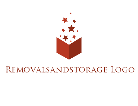 book with stars logo