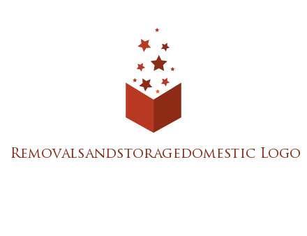 book with stars logo