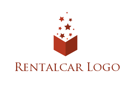 book with stars logo