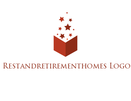 book with stars logo