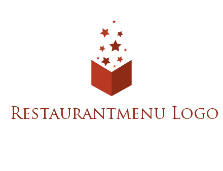 book with stars logo