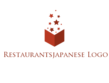 book with stars logo