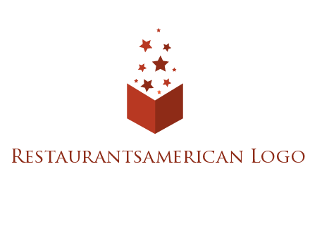 book with stars logo