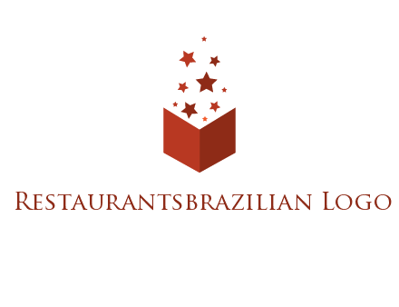 book with stars logo
