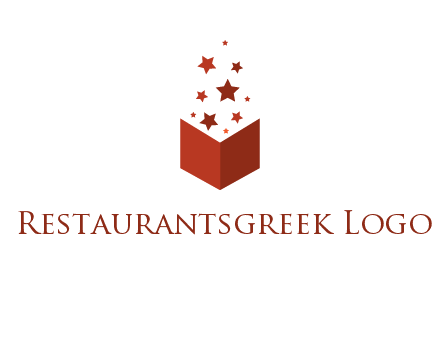 book with stars logo