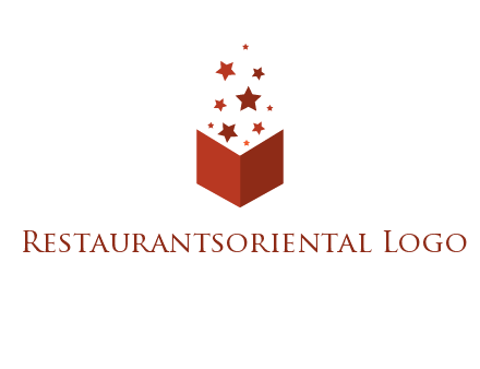 book with stars logo