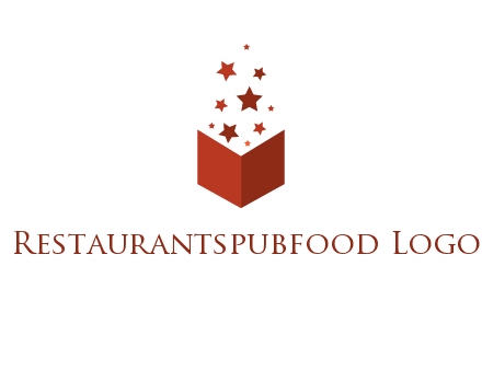 book with stars logo