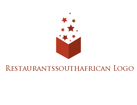 book with stars logo