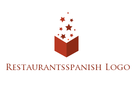 book with stars logo