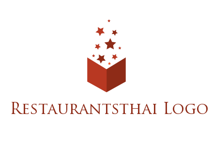 book with stars logo