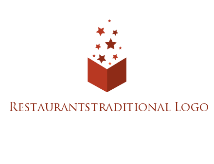 book with stars logo