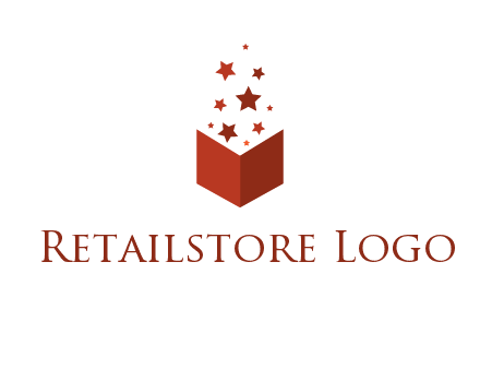 book with stars logo