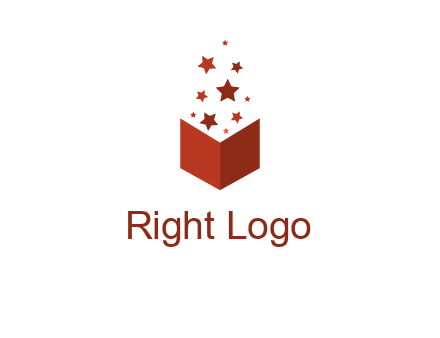 book with stars logo