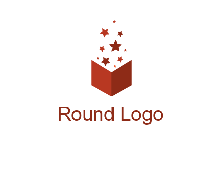 book with stars logo