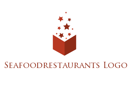book with stars logo