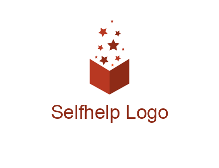 book with stars logo