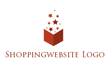 book with stars logo