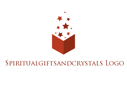 book with stars logo