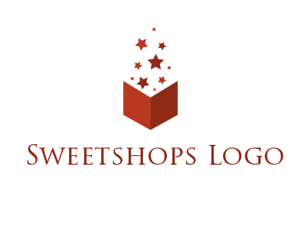 book with stars logo