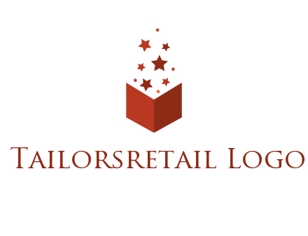 book with stars logo