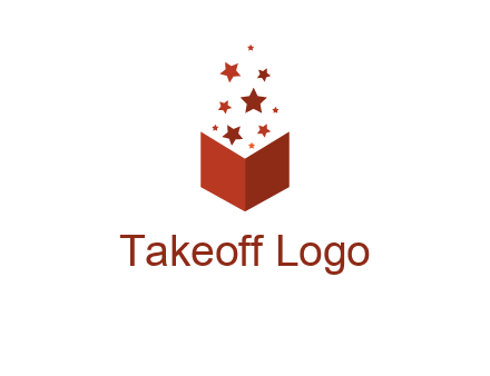 book with stars logo