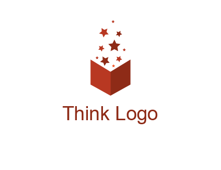 book with stars logo
