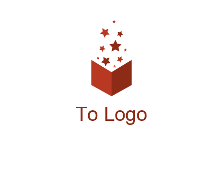 book with stars logo