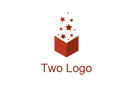 book with stars logo