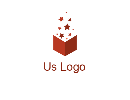 book with stars logo