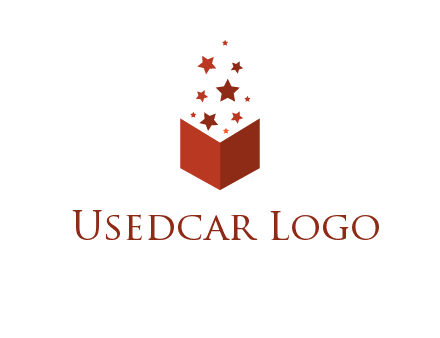 book with stars logo