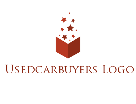 book with stars logo