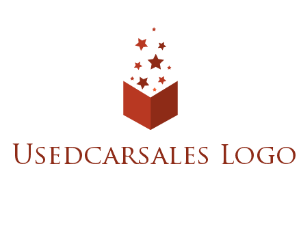 book with stars logo