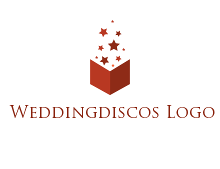 book with stars logo