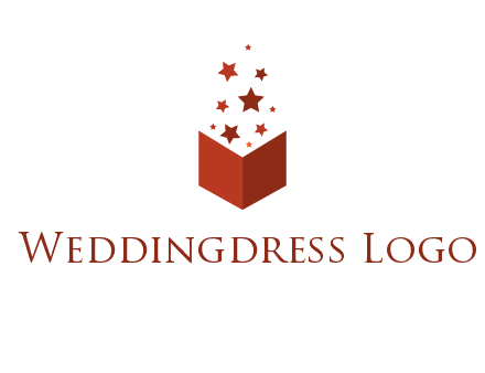 book with stars logo