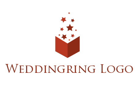 book with stars logo