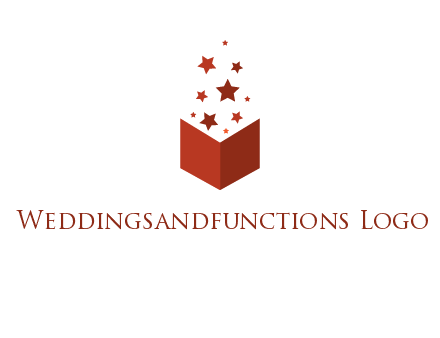 book with stars logo