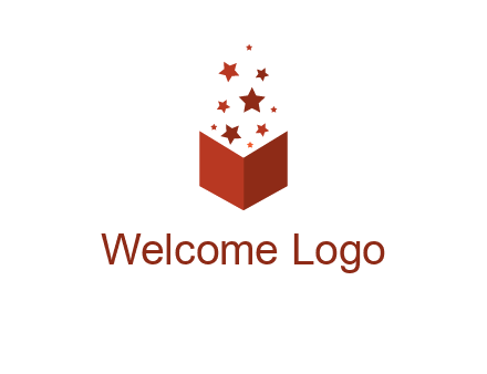 book with stars logo