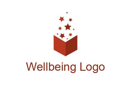 book with stars logo