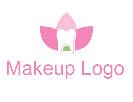 tooth in lotus flower dental logo