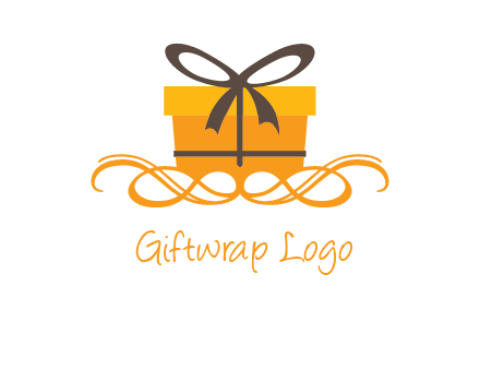 elegant gift box logo