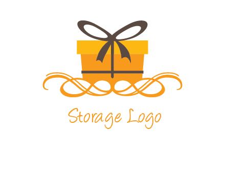 elegant gift box logo