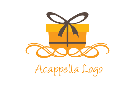 elegant gift box logo