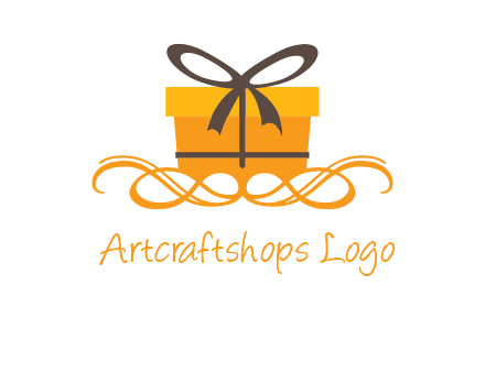 elegant gift box logo