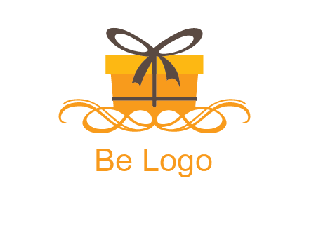 elegant gift box logo