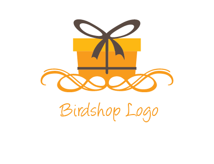 elegant gift box logo