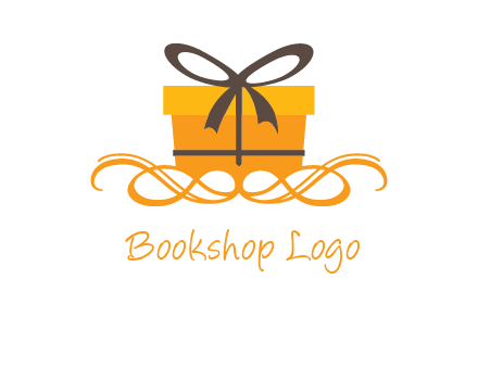 elegant gift box logo