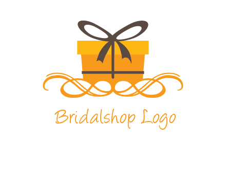 elegant gift box logo