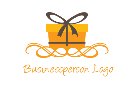 elegant gift box logo