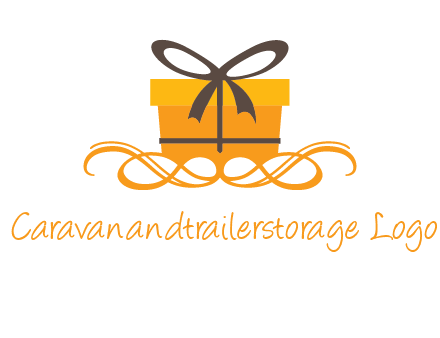 elegant gift box logo