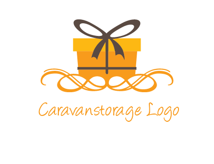 elegant gift box logo